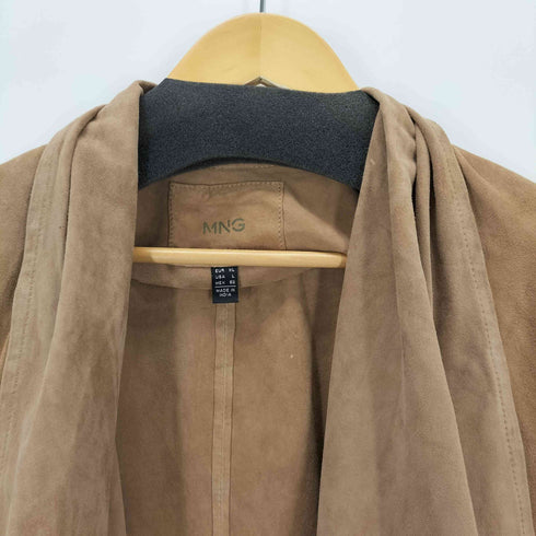 マンゴー MNG ゴートレザー スエードジャケット レディース JPN:XL
